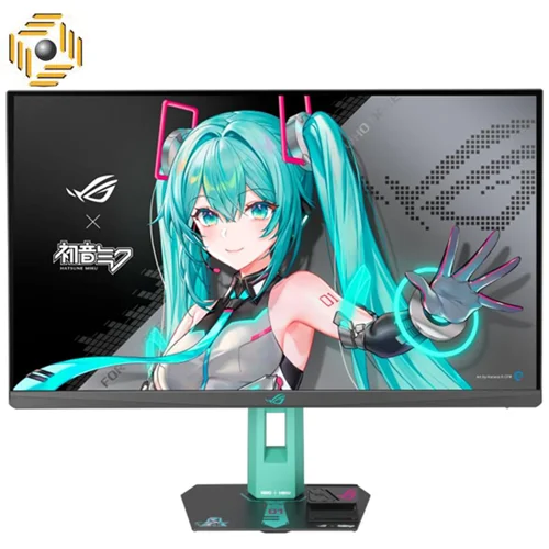 مانیتور گیمینگ ایسوس مدل ROG XG27ACMEG-G HATSUNE MIKU EDITIONسایز 27 اینچ