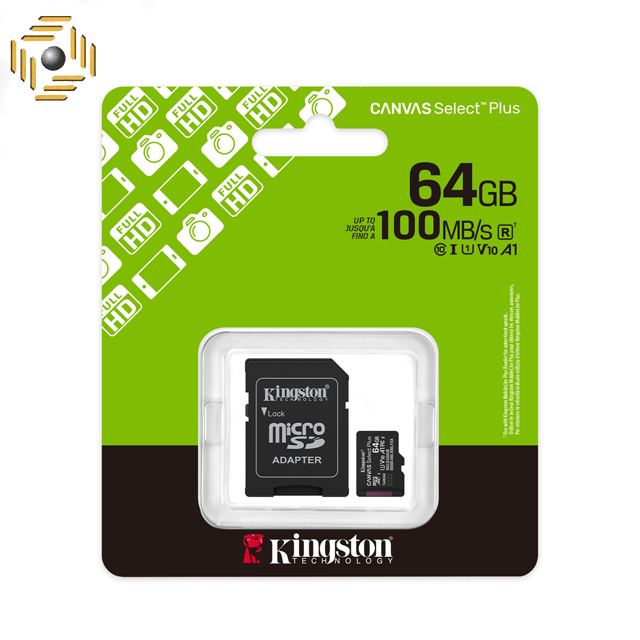 کارت حافظه کینگستون مدل Canvas Select Plus ظرفیت ۶۴ گیگابایت
