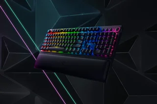 کیبورد بی سیم مخصوص بازی ریزر مدل BlackWidow V3 Pro Yellow Swittch