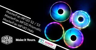 فن کیس کولر مستر MASTERFAN MF120 PRISMATIC بسته 3 عددی