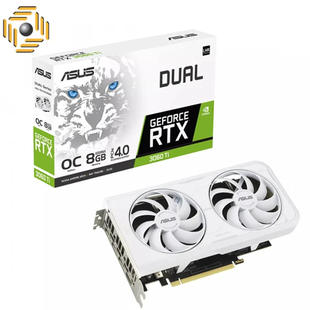 کارت گرافیک ایسوس Dual GeForce RTX 3060 Ti 8GB GDDR6X White