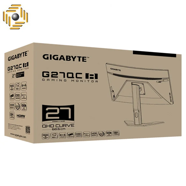 مانیتور 27 اینچ خمیده گیمینگ گیگابایت G27QCA