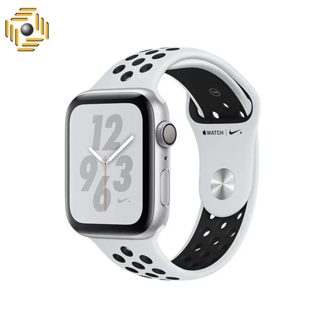 ساعت هوشمند اپل واچ 4 مدل Nike 44mm Silver Aluminum Case with Pure Platinum/Black Nike Sport Band