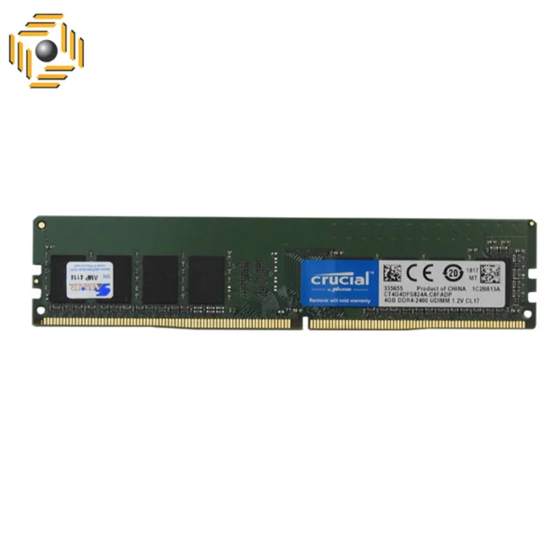 رم دسکتاپ DDR5 تک کاناله 4800مگاهرتز کروشیال مدل CL40 ظرفیت 8 گیگابایت