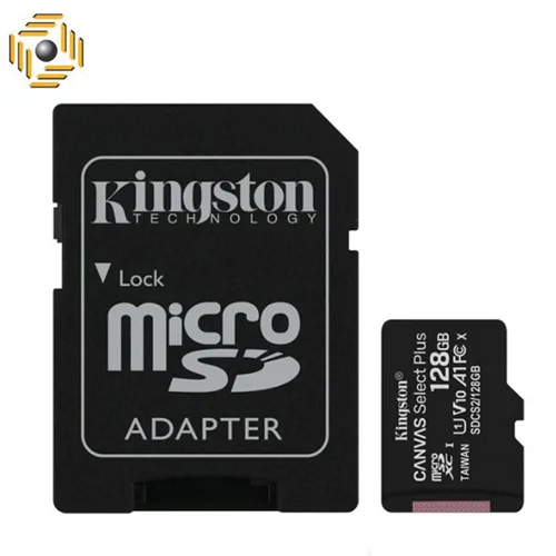 کارت حافظه microSDXC کینگستون مدل CANVAS Select Plus کلاس 10 استاندارد U1 V10 سرعت 150MBps ظرفیت 128 گیگابایت