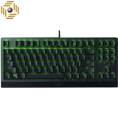 کیبورد گیمینگ ریزر مدل BlackWidow X TKL GREEN Switch