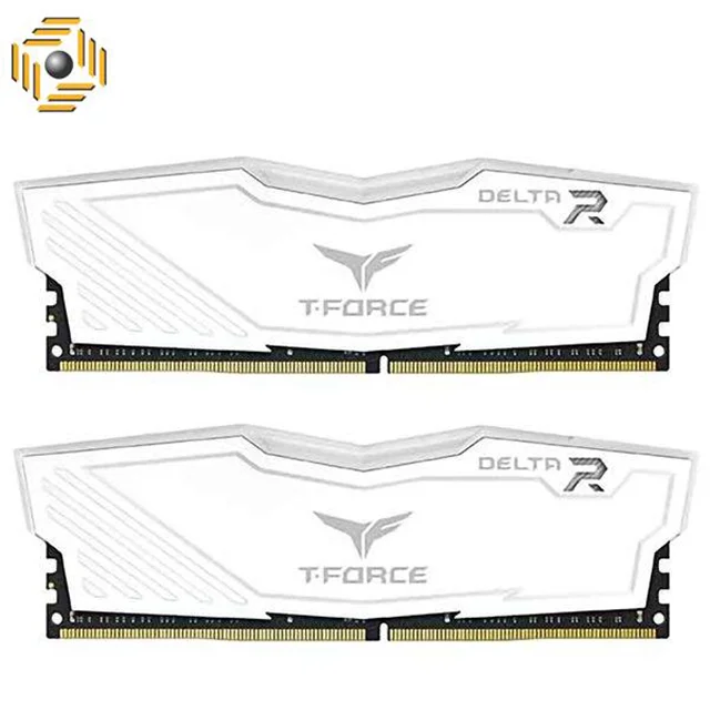 رم دسکتاپ DDR4 دو کاناله 3000 مگاهرتز CL16 تیم گروپ مدل T-Force Delta RGB ظرفیت 16 گیگابایت