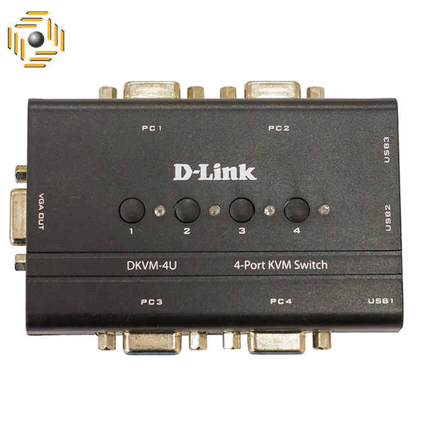 سوییچ 4 پورت KVM USB دی-لینک مدل DKVM‎-4U