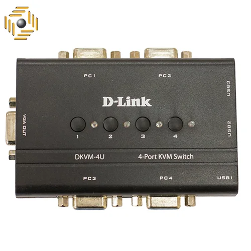سوییچ 4 پورت KVM USB دی-لینک مدل DKVM‎-4U