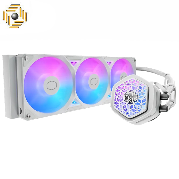خنک کننده مایع پردازنده کولر مستر MasterLiquid Atmos II 360 VRM Fan White Edition