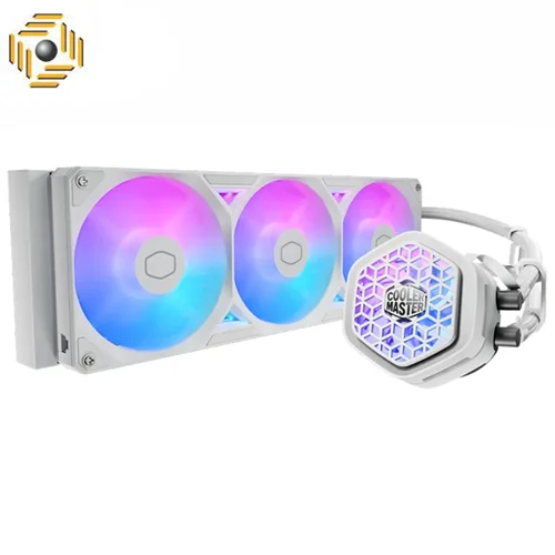 خنک کننده مایع پردازنده کولر مستر MasterLiquid Atmos II 360 VRM Fan White Edition