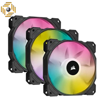 فن کیس کورسیر iCUE SP120 RGB ELITE بسته 3 عددی