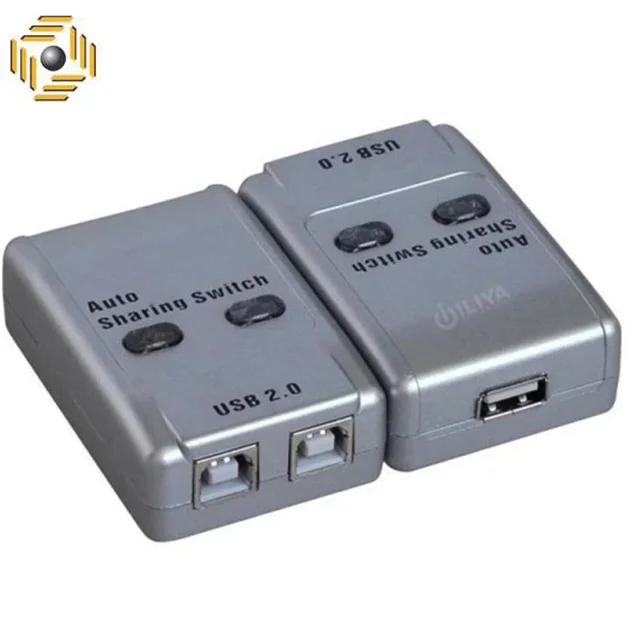 دیتا سوئیچ پرینتر 2 به 1 USB اتومات وی نت