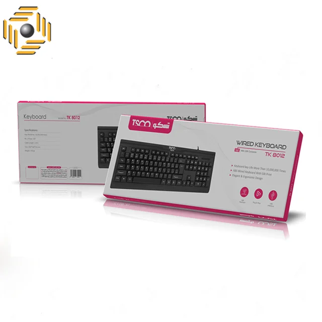 کیبورد با سیم تسکو مدل  TK 8012