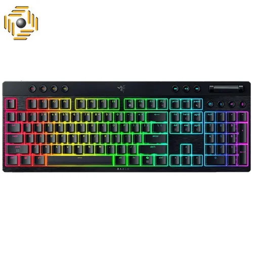 کیبورد بی سیم گیمینگ مکانیکال ریزر BlackWidow V4 HyperSpeed