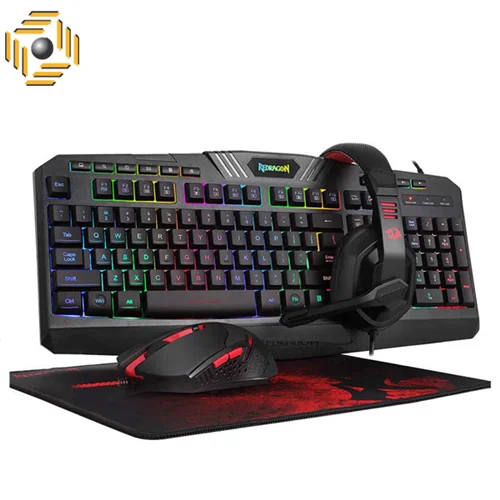 باندل گیمینگ هدست و کیبورد و موس و موس پد ردراگون S101 BA 2