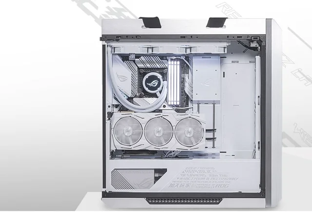 کیس کامپیوتر ایسوس مدل ROG Strix Helios White Edition