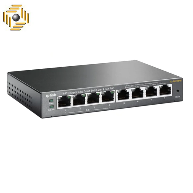 سوییچ 8 پورت تی پی-لینک مدل TL-SG108PE_V2