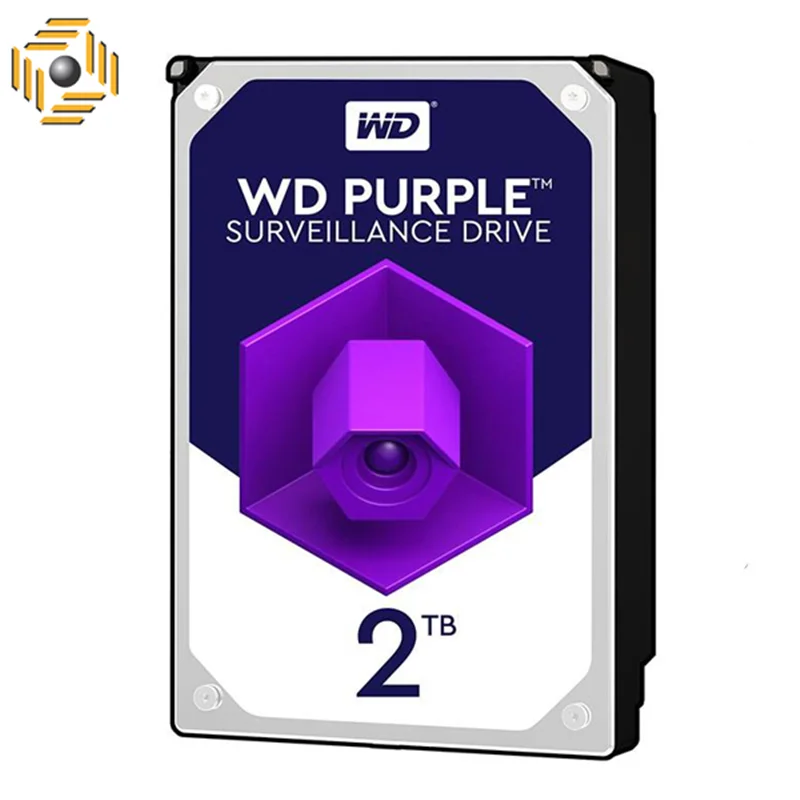 هارددیسک اینترنال وسترن دیجیتال(ویژه دوربین مدار بسته) مدل Purple WD20PURZ ظرفیت 2 ترابایت