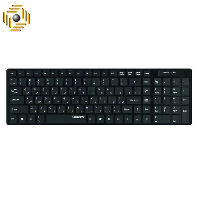 کیبورد بی سیم گرین مدل GK-101W با حروف فارسی