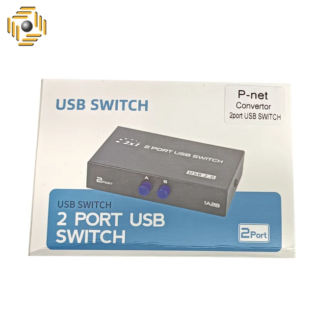 هاب سوئیچ 2 پورت پرینتر وی-نت مدل USB