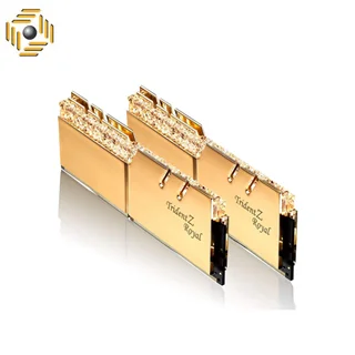 رم دسکتاپ DDR4 دو کاناله 3600 مگاهرتز CL18 جی اسکیل مدل Trident Z Royal GOLD ظرفیت 16 گیگابایت