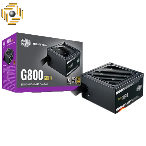 منبع تغذیه کامپیوتر کولر مستر مدل G800 Gold