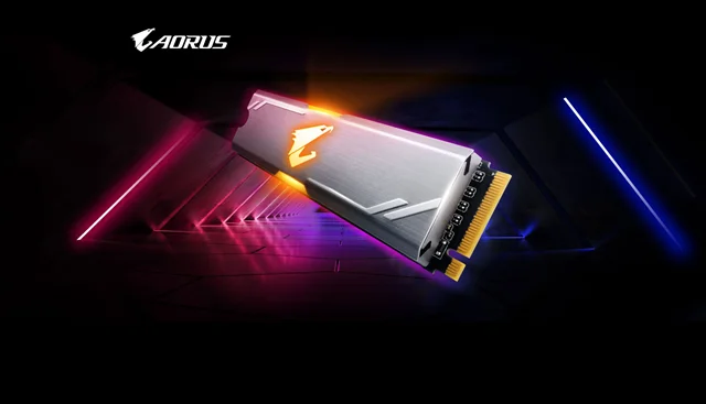 اس اس دی اینترنال گیگابایت مدل AORUS RGB M.2 NVMe ظرفیت 512 گیگابایت