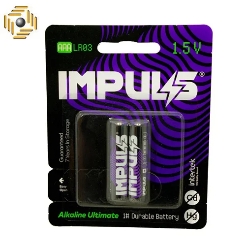 باتری نیم قلمی 1.5 ولتی IMPULS LR03