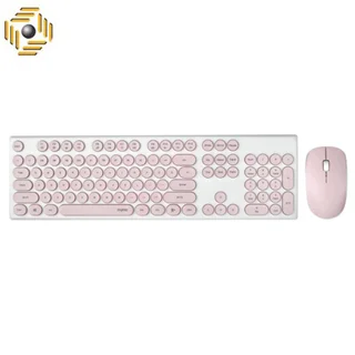 کیبورد و موس بی سیم رپو X260 PINK