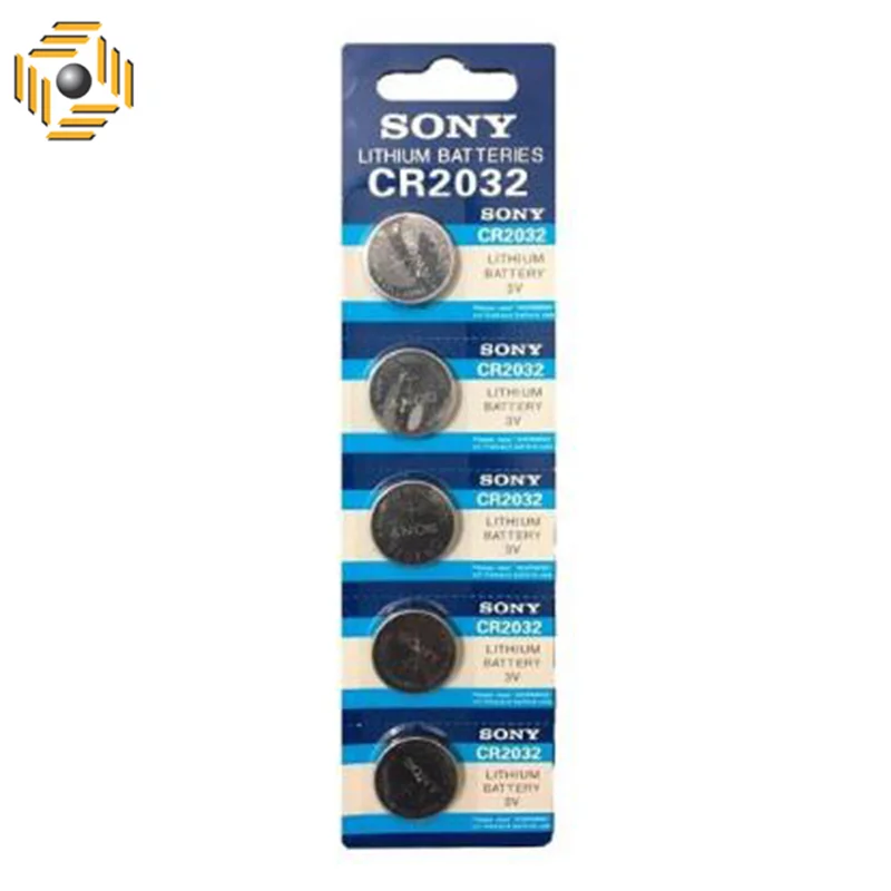 باتری سکه ای سونی مدل CR2032 بسته 5 عددی