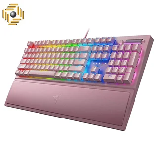 کیبورد گیمینگ ریزر  BlackWidow V3 Yellow Switch Quartz Edition