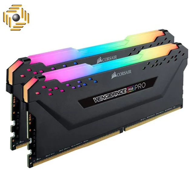 رم کورسیر VENGEANCE RGB PRO 64GB (32x2) 3200MHz CL16 Black