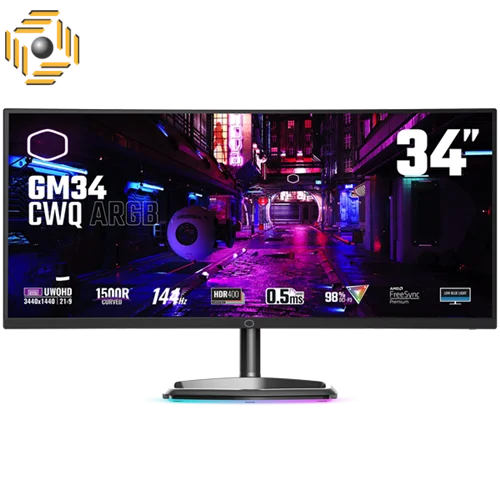 مانیتور 34 اینچی کولر مستر مدل GM34-CWQ ARGB