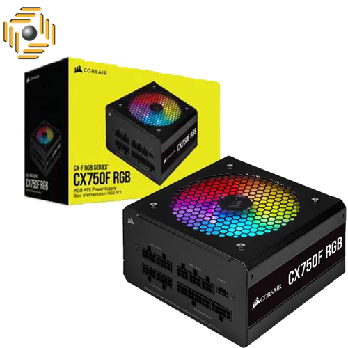 پاور 750 وات کورسیر CX750F RGB Black Bronze Fully Modular