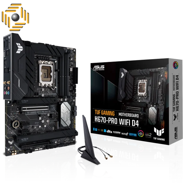 مادربرد ایسوس TUF GAMING H670-PRO WIFI D4