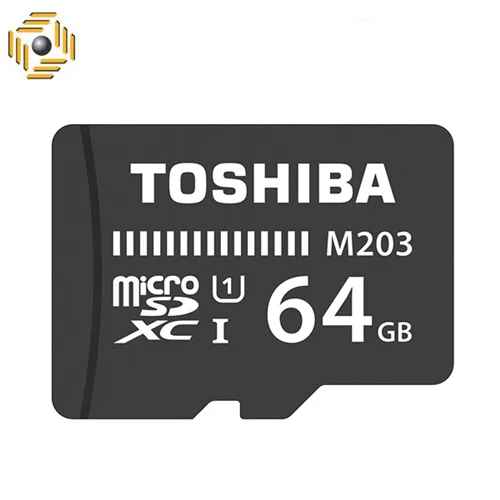کارت حافظه microSDHC توشیبا مدل M203 کلاس 10 استاندارد UHS-I سرعت 100MBps ظرفیت 64 گیگابایت