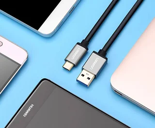 کابل تبدیل USB به USB-C یوگرین مدل US187 طول 1 متر