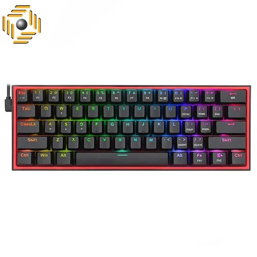 کیبورد مکانیکال گیمینگ ردراگون K617 FIZZ RGB Black