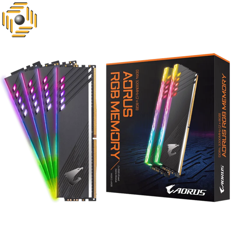 رم دسکتاپ DDR4 دو کاناله 3600 مگاهرتز CL18 گیگابایت مدل (AORUS RGB (With Demo Kit ظرفیت 16 گیگابایت