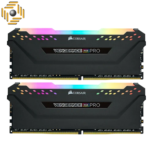 رم کورسیر VENGEANCE RGB PRO 16GB (8x2) 3200MHz CL16 Black