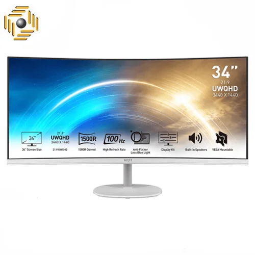 مانیتور خمیده ام اس آی مدل PRO MP341CQW سایز 34 اینچ