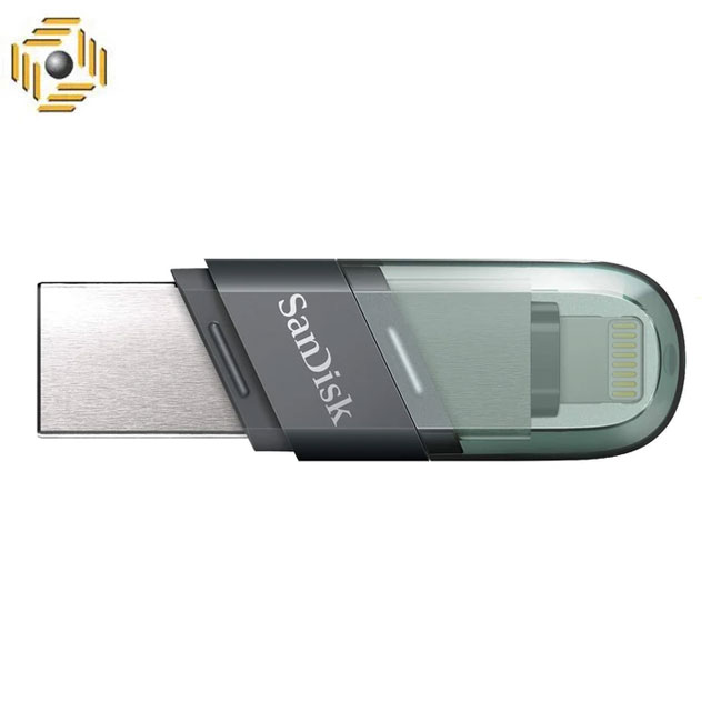 فلش مموری سن دیسک مدل iXPAND Flip ظرفیت 128 گیگابایت