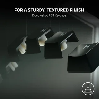 کیبورد اپتیکال گیمینگ ریزر Huntsman V2 TKL Purple Switch