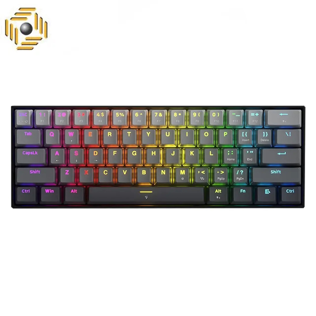 کیبورد مکانیکال گیمینگ ردراگون K617 FIZZ GGB RGB-M