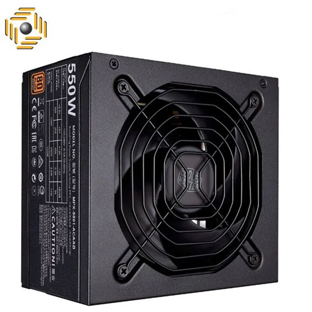 منبع تغذیه کامپیوتر کولر مستر مدل MWE Bronze 550