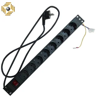 پاور ماژول 8 پورت بدنه آلومینیوم رک مونت+