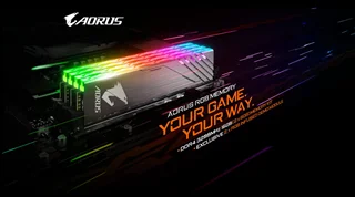 رم دسکتاپ DDR4 دو کاناله 3200 مگاهرتز CL16 گیگابایت مدل (AORUS RGB (With Demo Kitظرفیت 16 گیگابایت
