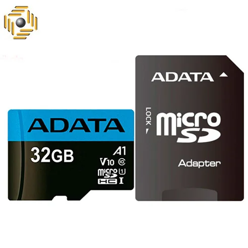 کارت حافظه‌ microSDHC اي‌ديتا Premier ‌10 UHS-I U1 100MBps ظرفيت 32 گيگابايت به همراه آداپتور SD