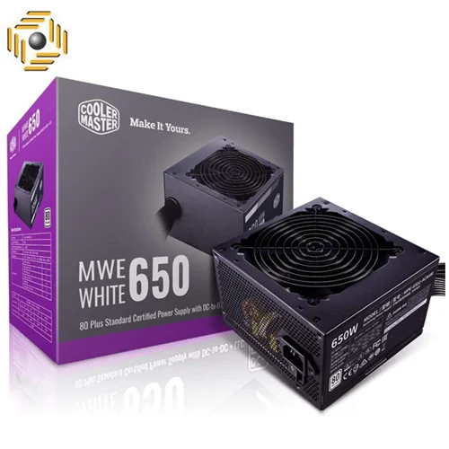 منبع تغذیه کامپیوتر کولر مستر مدل MWE 650 White